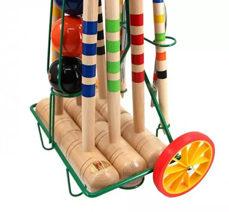 Kettler 6-Player Croquet Set with Trolley