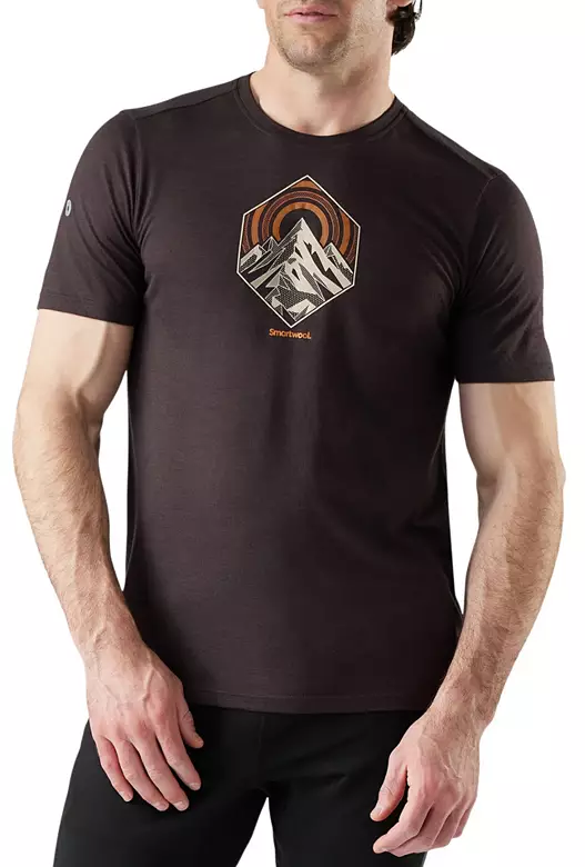 SmartWool Men's Peak Energy Active Short Sleeve Graphic T-Shirt