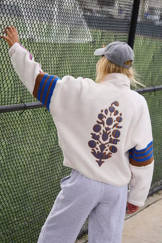 FP Movement Women's Mountain High Sporty Logo Fleece Full Zip Jacket