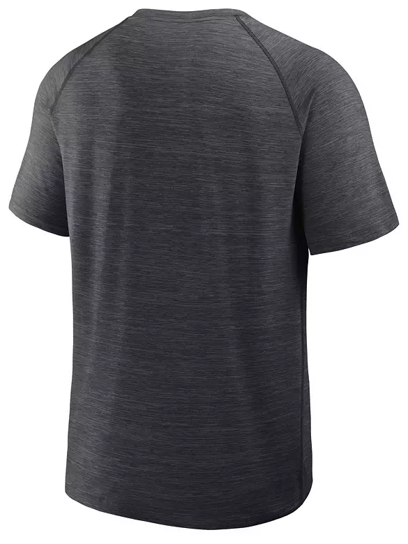 NHL Men's Pittsburgh Penguins Grey Clutch Poly Short Sleeve T-Shirt