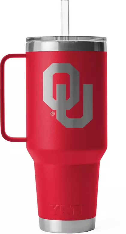YETI Oklahoma Sooners 42 oz. Rambler Mug with Straw Lid