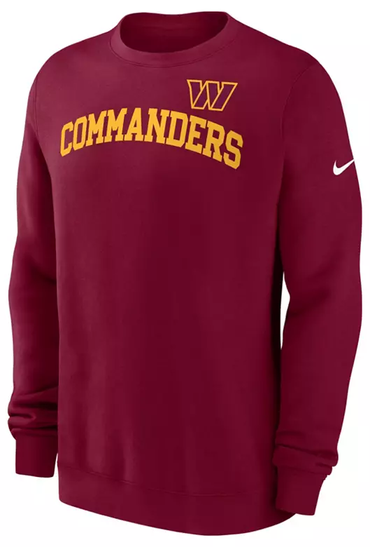 Nike Men's Washington Commanders Club Team Color Crew