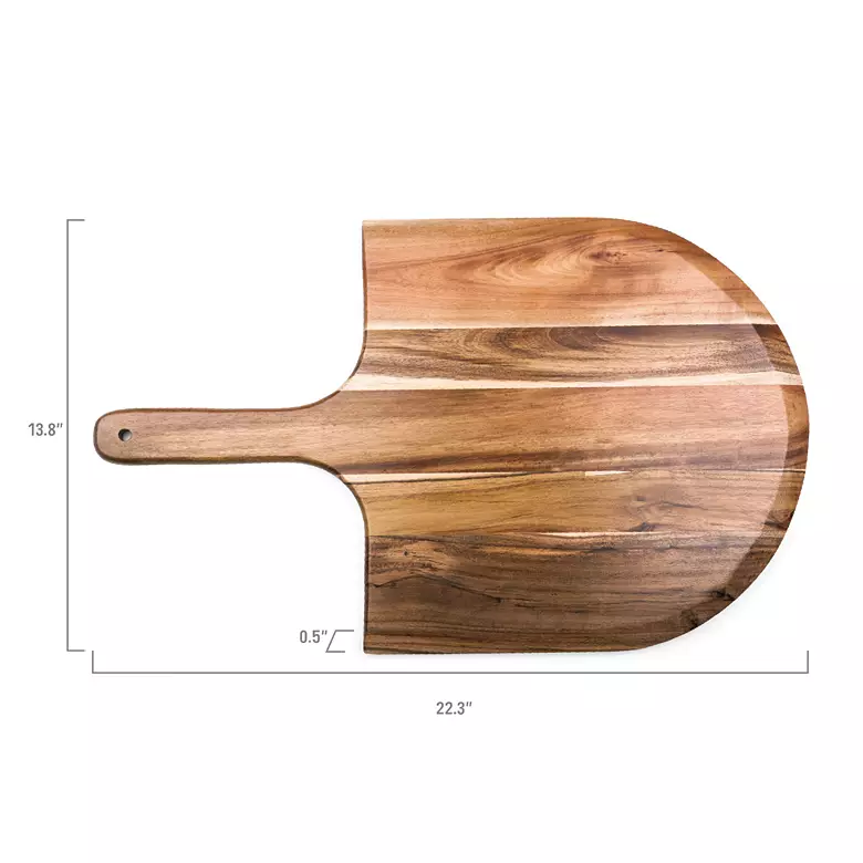 Picnic Time Detroit Lions Acacia Pizza Serving Paddle
