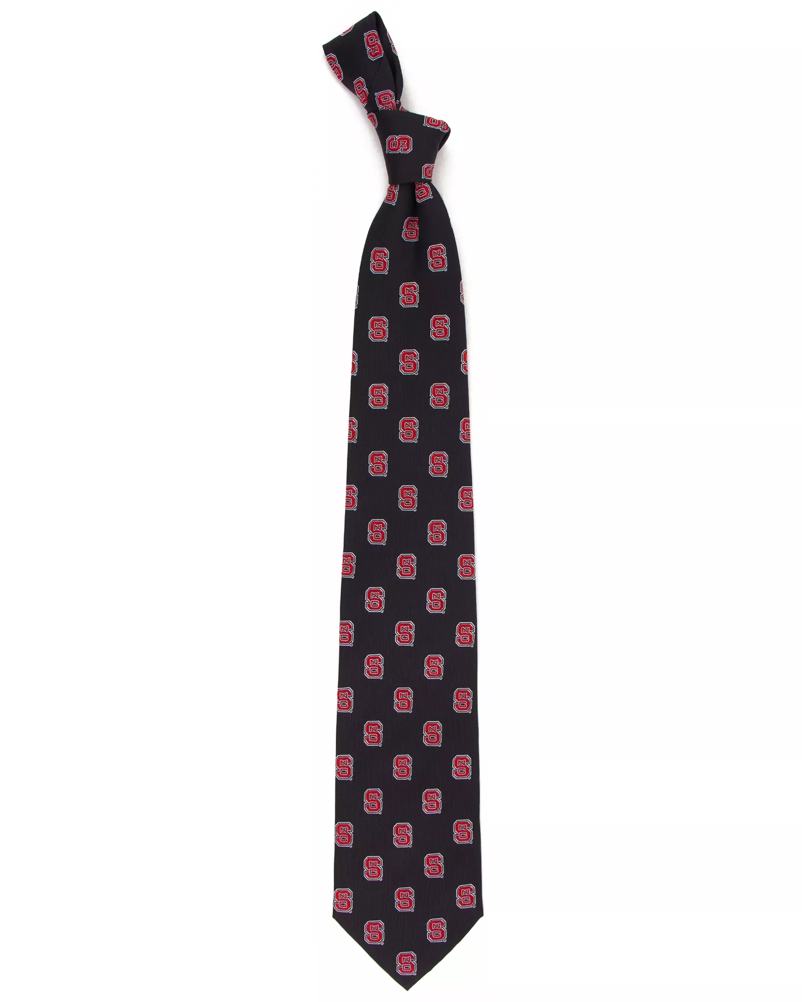 Eagles Wings NC State Wolfpack Woven Silk Echo Necktie