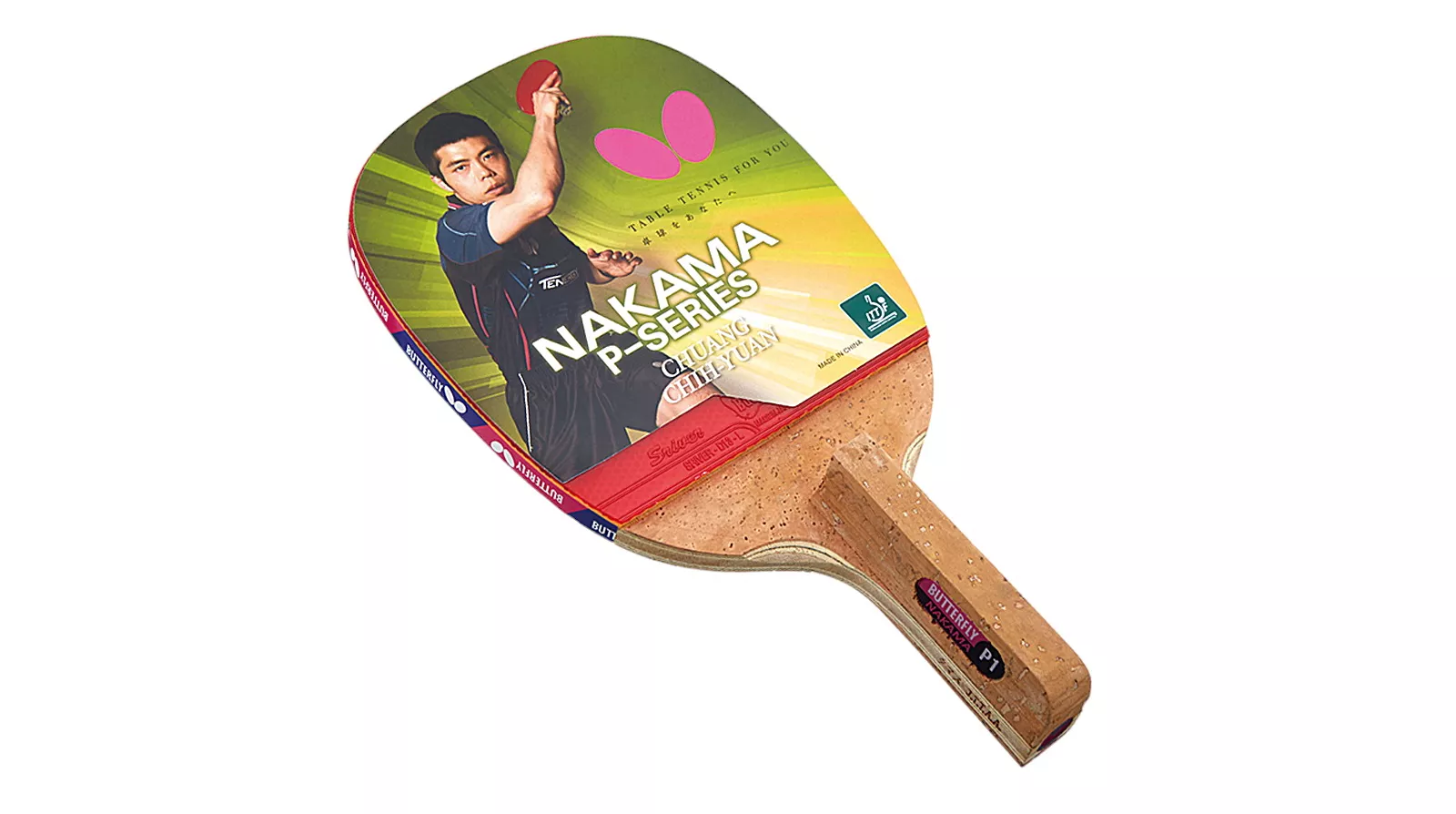 Butterfly Nakama P-1 Penhold Table Tennis Paddle