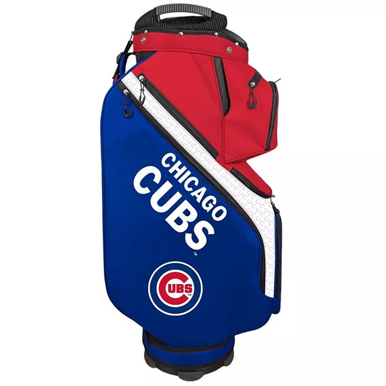 WinCraft Chicago Cubs The Clubhouse Cooler Cart Bag 3 WinCraft Chicago Cubs The Clubhouse Cooler Cart Bag