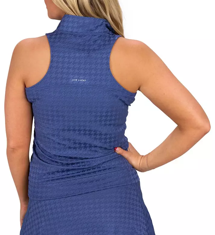 Black Clover Women's Lynx Sleeveless Golf Polo