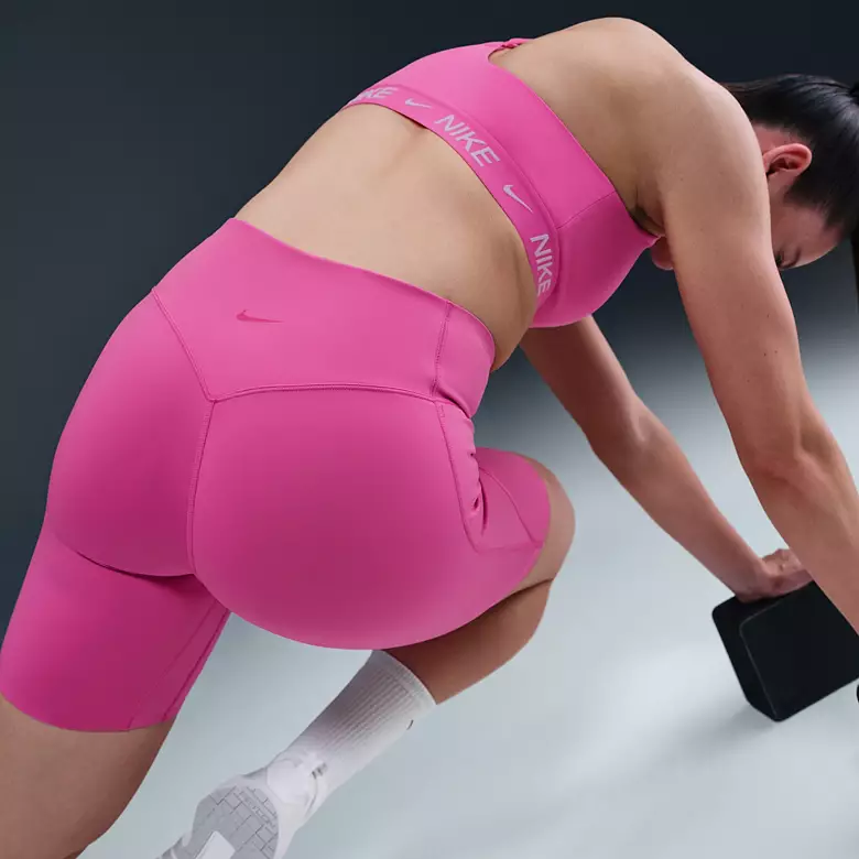 Nike Women's Universa Medium-Support High-Waisted 8" Biker Shorts 4 Nike Women's Universa Medium-Support High-Waisted 8" Biker Shorts