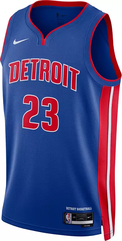 Nike Adult Detroit Pistons Jaden Ivey #23 Swingman Icon Jersey