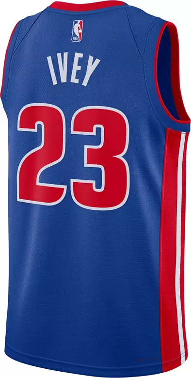 Nike Adult Detroit Pistons Jaden Ivey #23 Swingman Icon Jersey