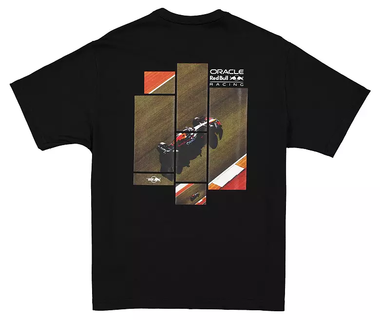 New Era Men's F1 Red Bull Racing Black 2 Hit T-Shirt 3 New Era Men's F1 Red Bull Racing Black 2 Hit T-Shirt