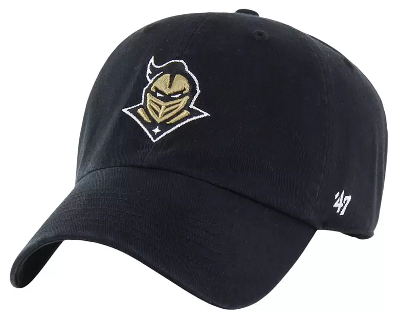 '47 Adult UCF Knights Black Clean Up Adjustable Hat