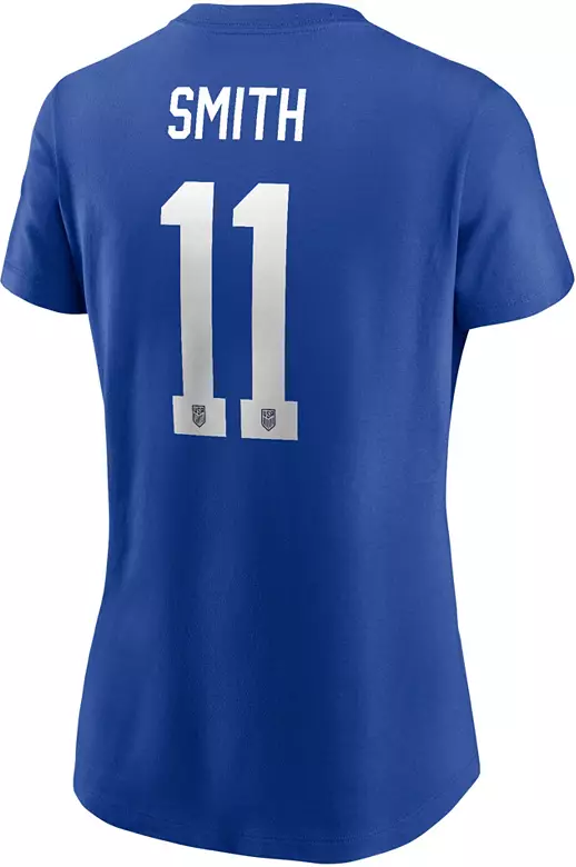Nike Women's USWNT Sophia Smith #11 Blue T-Shirt 3 Nike Women's USWNT Sophia Smith #11 Blue T-Shirt