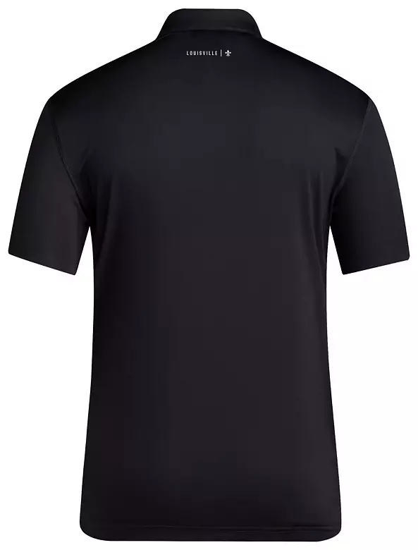 adidas Men's Louisville Cardinals Black Coaches Polo