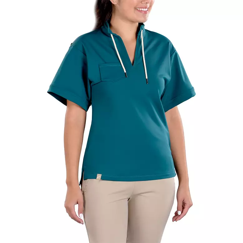 SwingDish Women's Imani Short Sleeve Zenith Golf Top