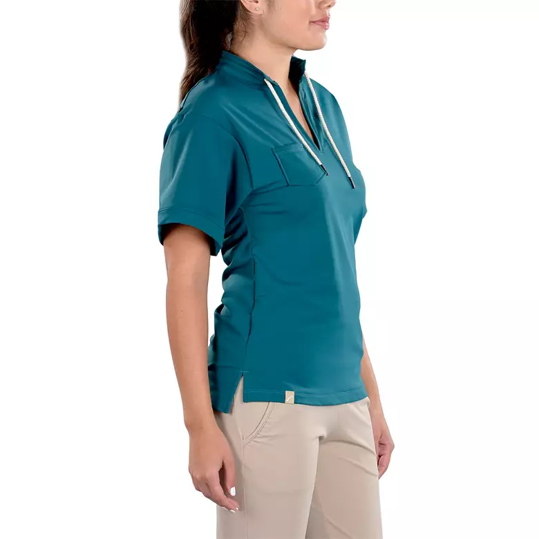 SwingDish Women's Imani Short Sleeve Zenith Golf Top