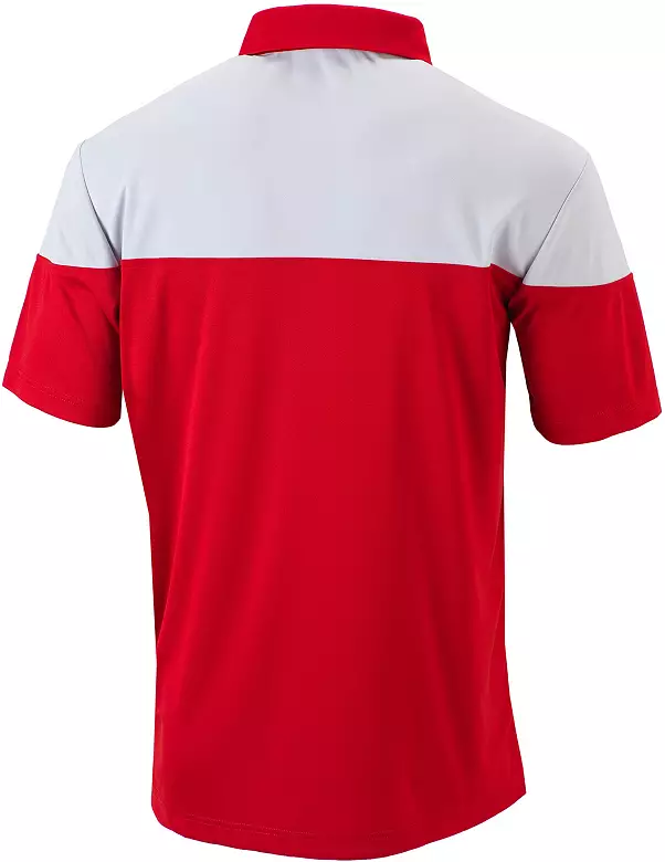 Columbia Men's NC State Wolfpack Red Best Ball Polo