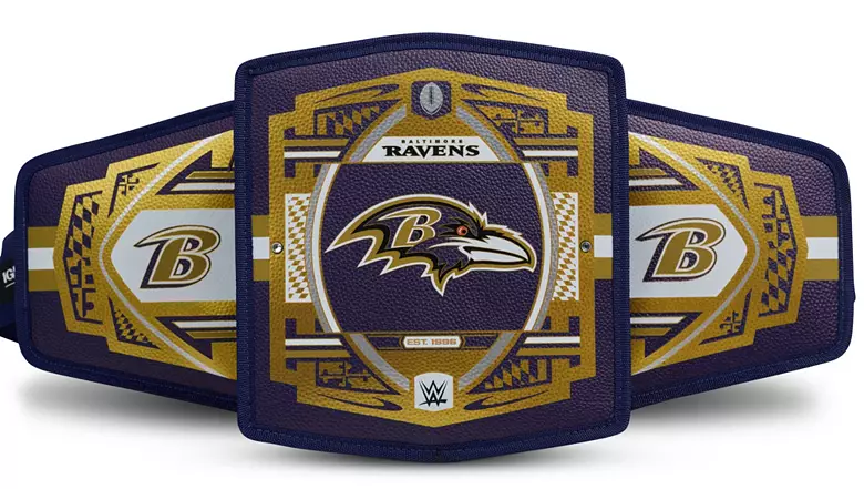 Igloo Baltimore Ravens WWE Championship Fanny Pack Cooler