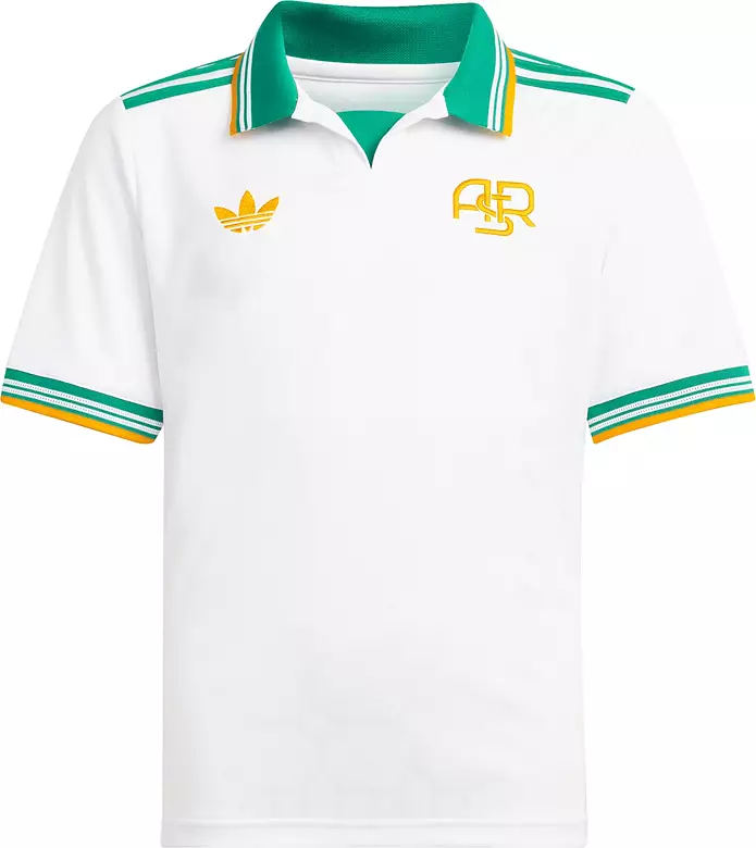 adidas Youth AS Roma 2025-26 White Third Replica Jersey