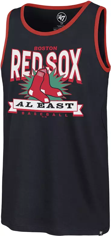 '47 Men's Boston Red Sox Blue Twelve Six Franklin Tank Top