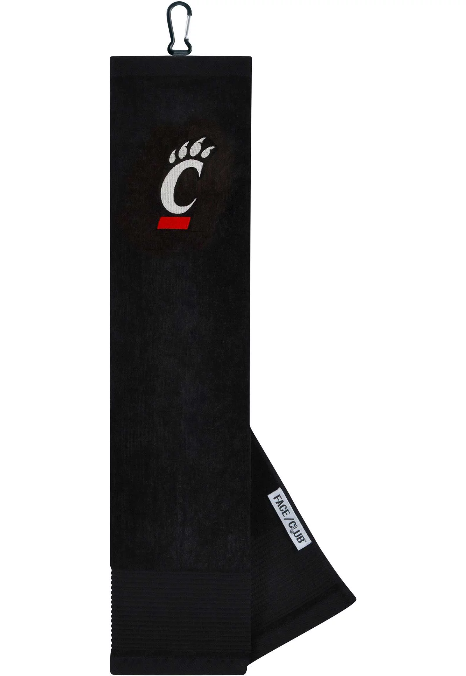 Team Effort Cincinnati Bearcats Embroidered Face/Club Tri-Fold Towel