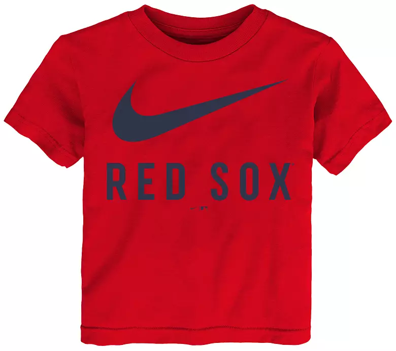 Nike Toddler Boston Red Sox Red Swish Cotton T-Shirt