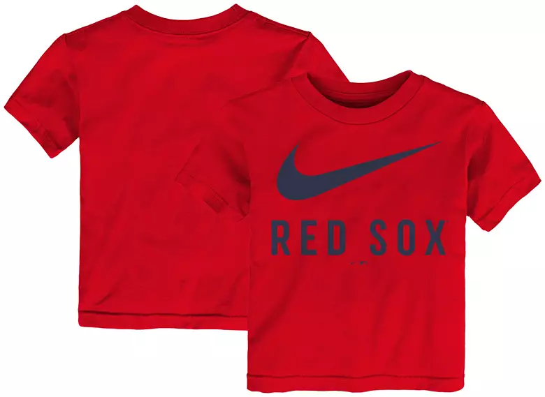Nike Toddler Boston Red Sox Red Swish Cotton T-Shirt