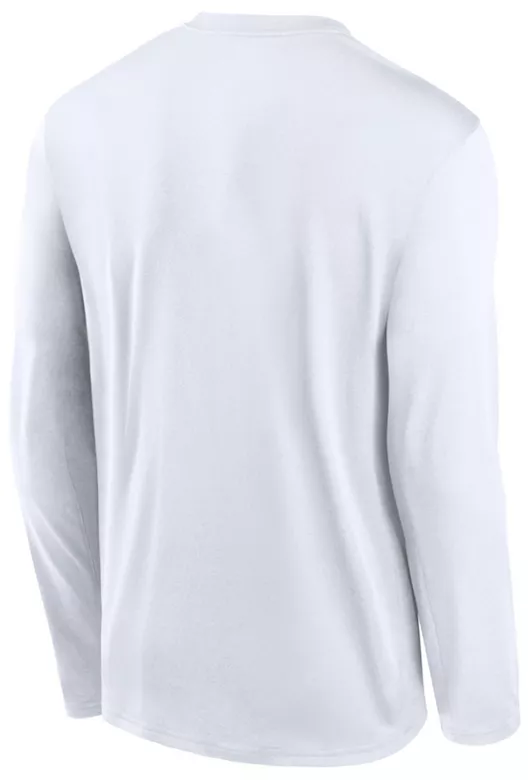 Nike Men's Duke Blue Devils White Dri-FIT Shoot Long Sleeve T-Shirt