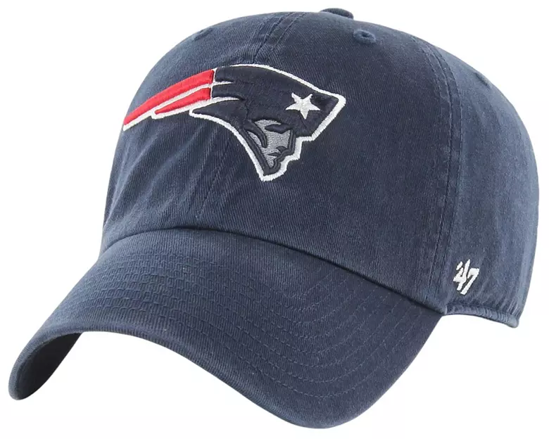 '47 Little Kids' New England Patriots Navy Logo Clean Up Adjustable Hat