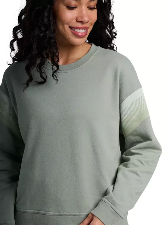Free Fly Women's Gradient Sleeve Fleece Crew Sweatshirt