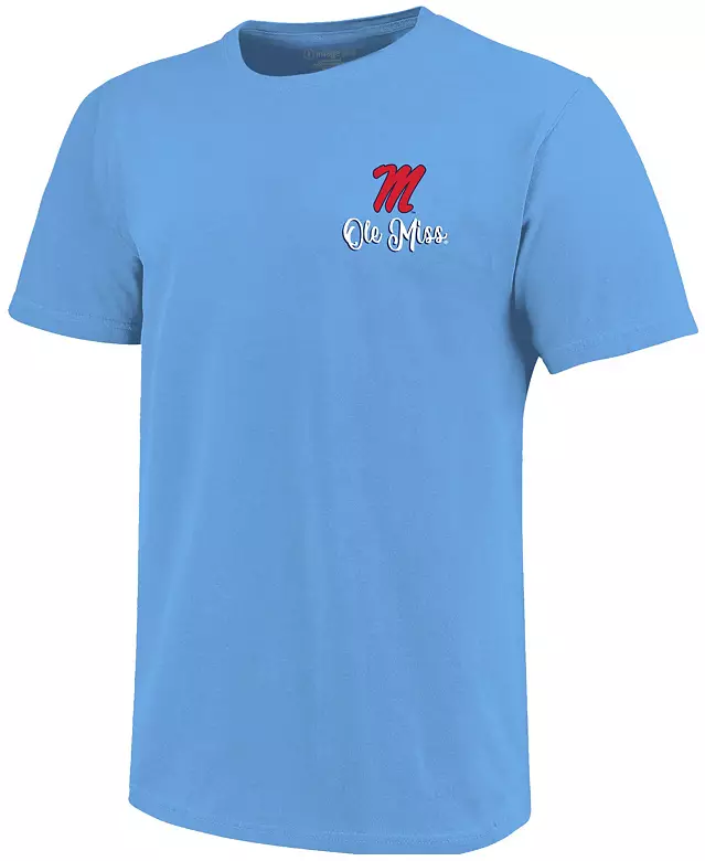 Image One Men's Ole Miss Rebels Script Blue T-Shirt