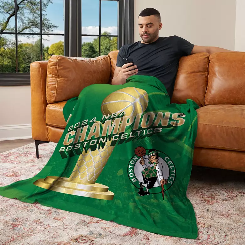 Northwest 2024 NBA Champions Boston Celtics Silk Touch Throw