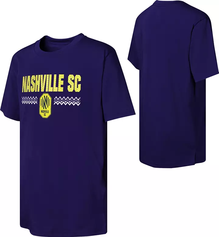 MLS Youth Nashville SC Wordmark Navy T-Shirt 3 MLS Youth Nashville SC Wordmark Navy T-Shirt