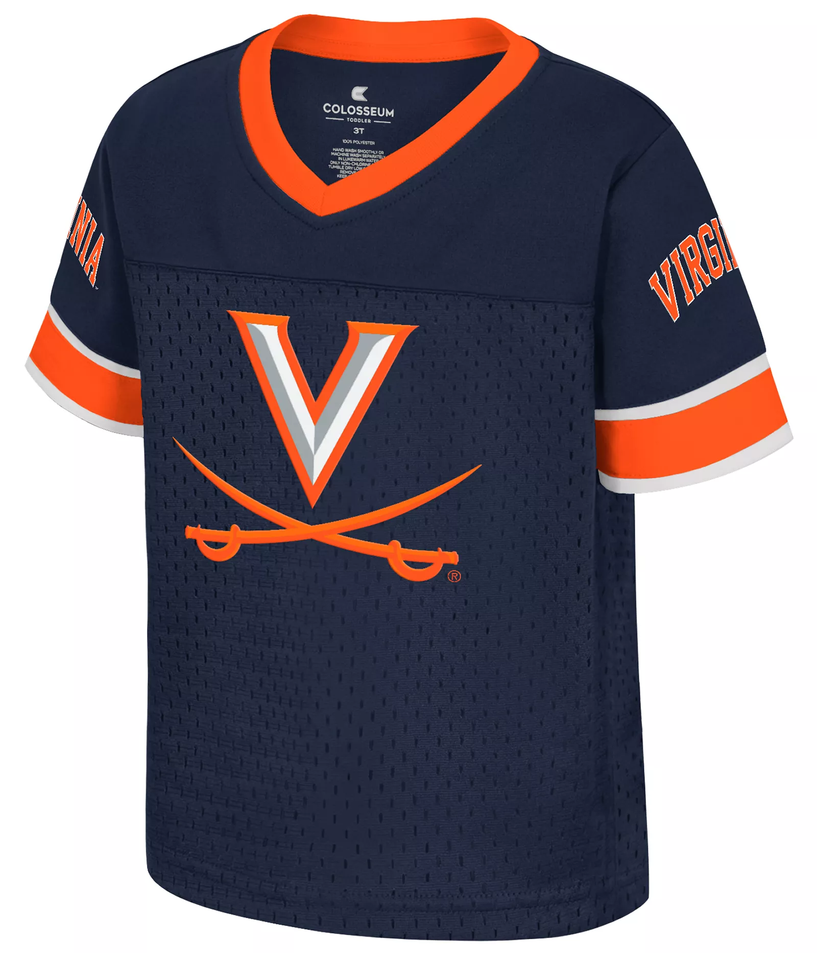 Colosseum Toddler Virginia Cavaliers Navy 2T Football Jersey
