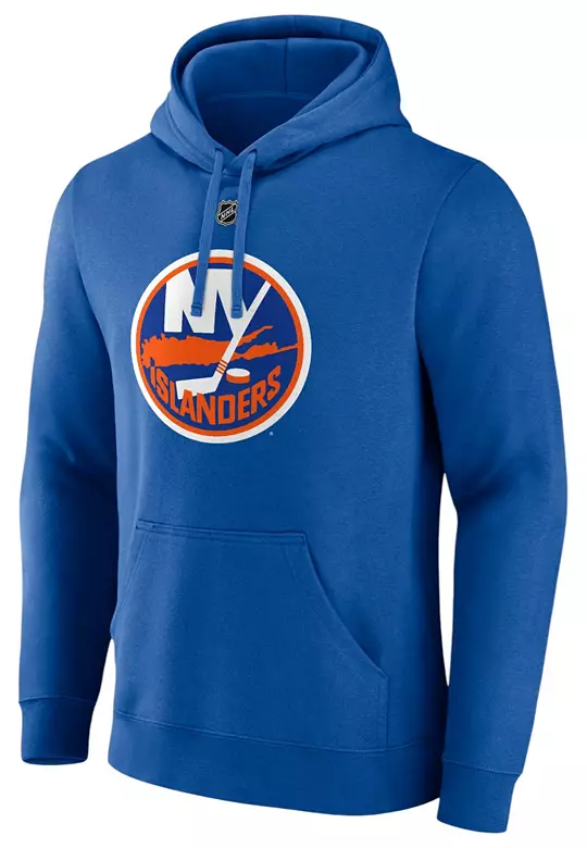 NHL Adult New York Islanders Mathew Barzal #13 2024-2025 Blue Pullover Hoodie