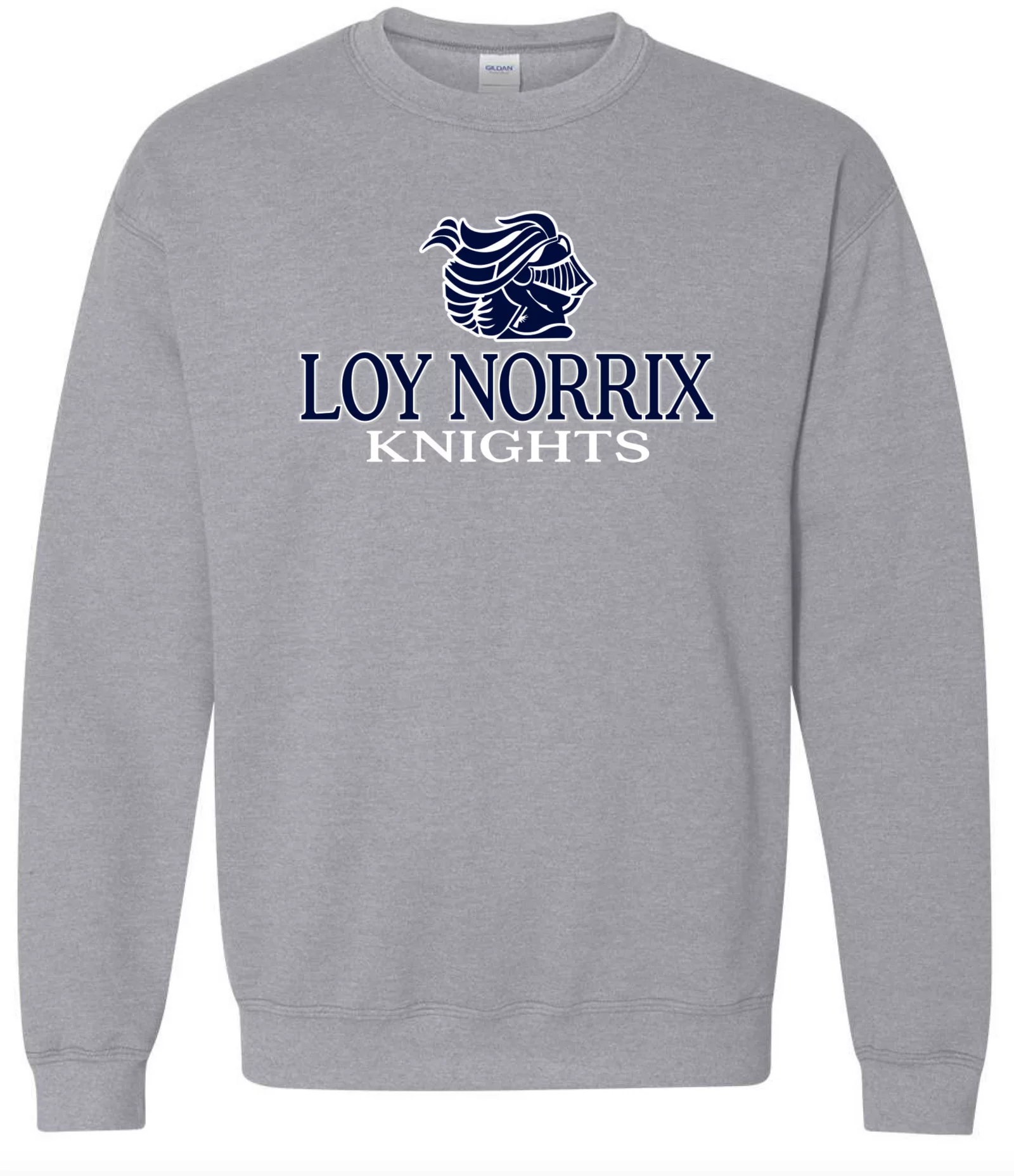 Pel Athletic Men's Loy Norrix High School Grey Crewneck Sweatshirt