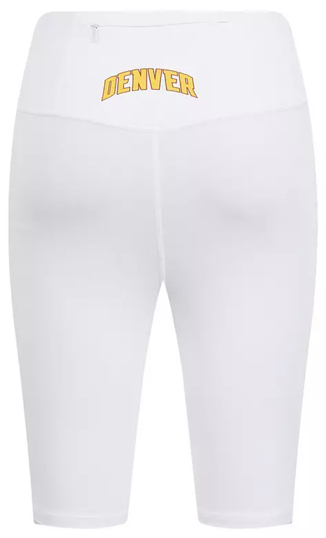 Pro Standard Women's Denver Nuggets White Classic Cotton Bike Shorts 4 Pro Standard Women's Denver Nuggets White Classic Cotton Bike Shorts