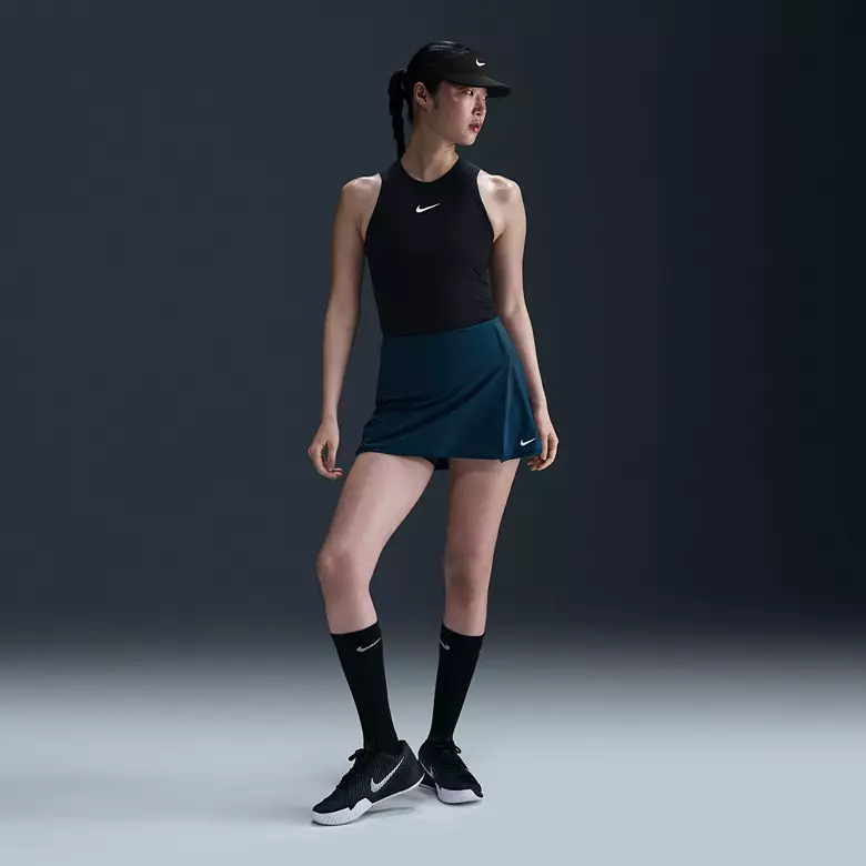 Nike Women's Dri-FIT Victory Mid-Rise Tennis Skort