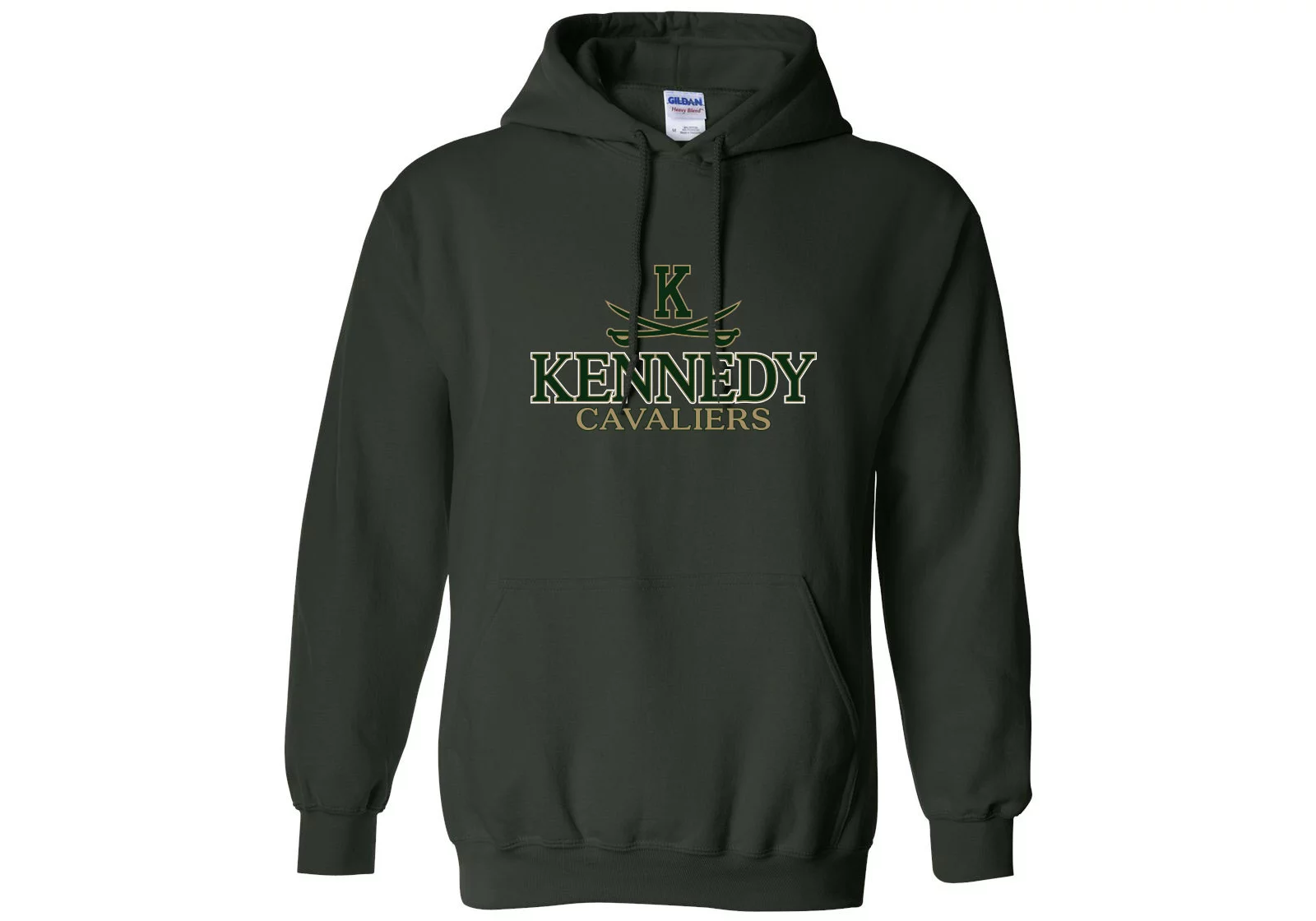 Pel Athletic Men's John F Kennedy High School Green Pullover Hoodie