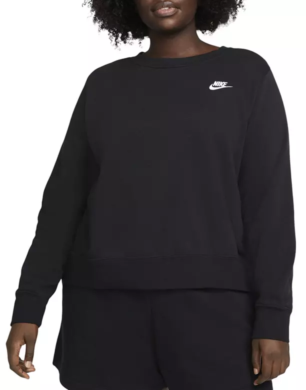 Nike Women's Sportswear Club Fleece Oversized Crewneck Sweatshirt (Plus Size)