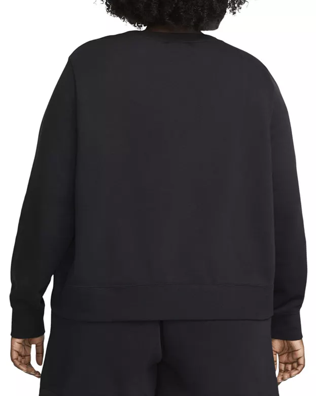 Nike Women's Sportswear Club Fleece Oversized Crewneck Sweatshirt (Plus Size) 3 Nike Women's Sportswear Club Fleece Oversized Crewneck Sweatshirt (Plus Size)