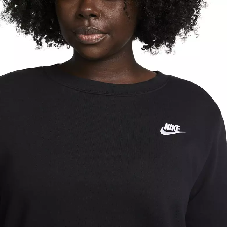 Nike Women's Sportswear Club Fleece Oversized Crewneck Sweatshirt (Plus Size) 4 Nike Women's Sportswear Club Fleece Oversized Crewneck Sweatshirt (Plus Size)