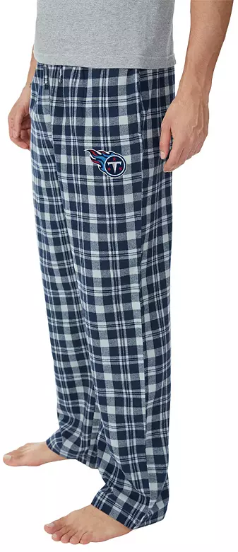 Concepts Sport Men's Tennessee Titans Navy Hawthorn Flannel Sleep Pants 3 Concepts Sport Men's Tennessee Titans Navy Hawthorn Flannel Sleep Pants
