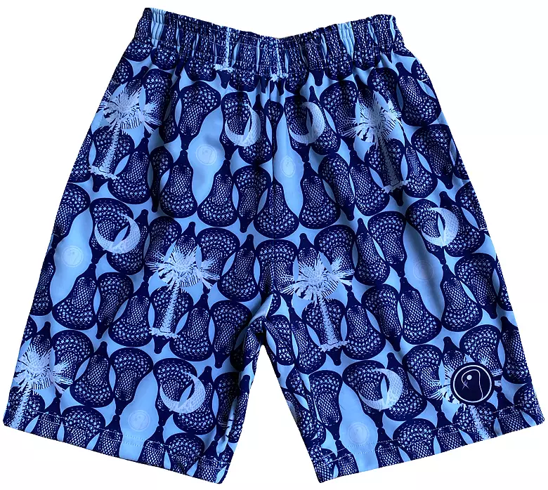 LAX SO HARD Youth Carolina Flag Performance Lacrosse Shorts