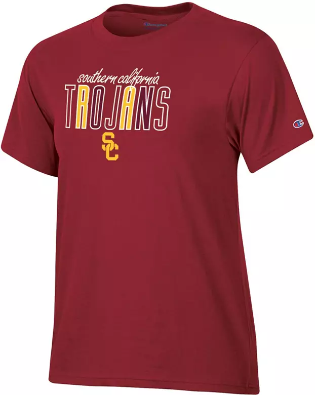 Champion Women's USC Trojans Red V-Neck T-Shirt