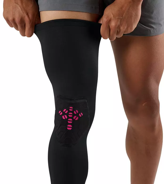 McDavid HEX Viz Full Length Leg Sleeve/Single
