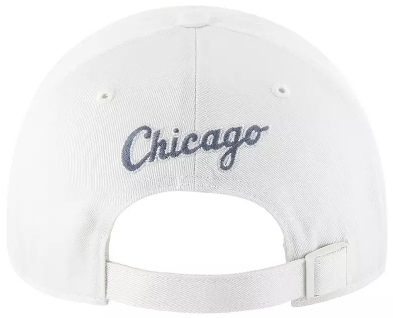 '47 Adult Chicago White Sox White Clean Up Adjustable Hat