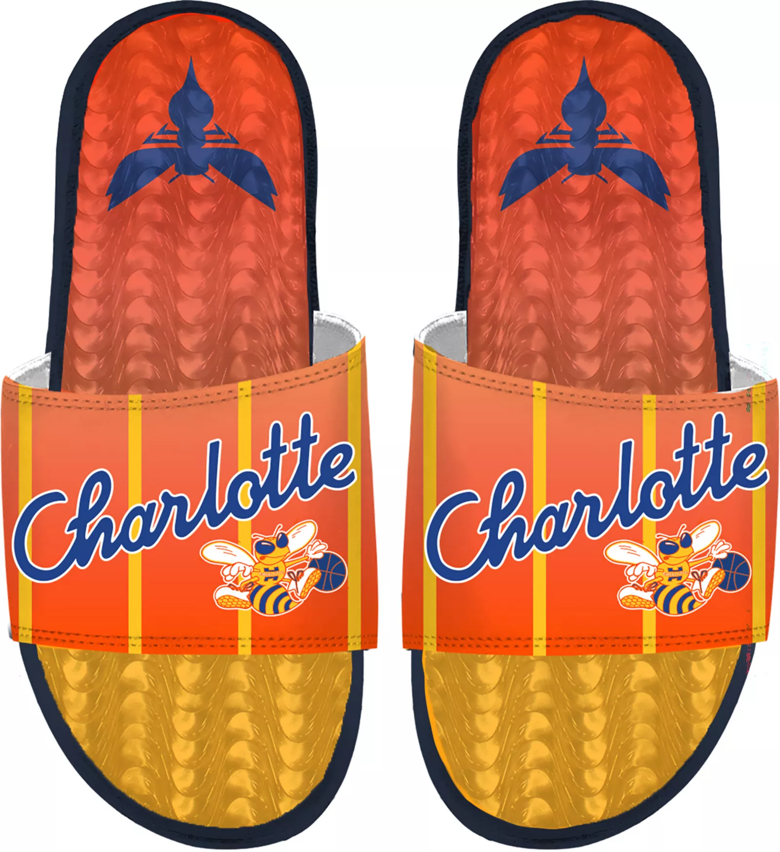 ISlide Adult 2025-26 City Edition Charlotte Hornets Gel Slide Sandals