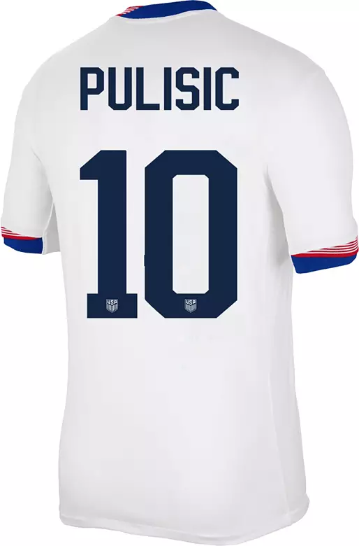 Nike Adult USMNT Christian Pulisic #10 2024 Home Replica Jersey 4 Nike Adult USMNT Christian Pulisic #10 2024 Home Replica Jersey