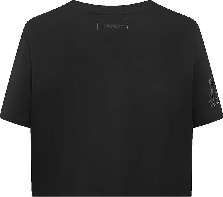 Pro Standard Women's Los Angeles Lakers Black Neutral Boxy Cropped T-Shirt